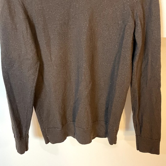 Alpha Studio 100% Wool Brown Knit Sweater Men's Size Medium - Picture 3 of 10